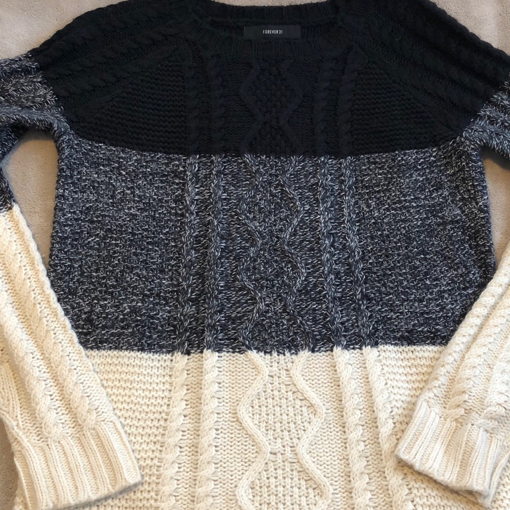 Comfy Colorblock Sweater - Picture 2 of 5